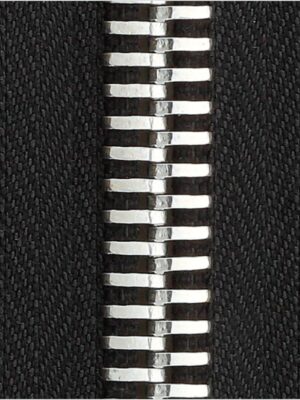 Metal zipper
