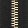 Metal zipper