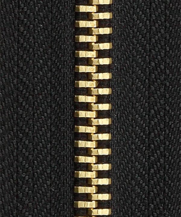 Metal zipper