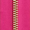 Metal zipper