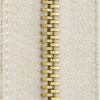 Metal zipper