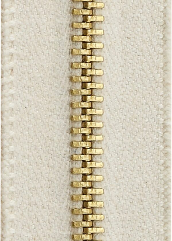 Metal zipper